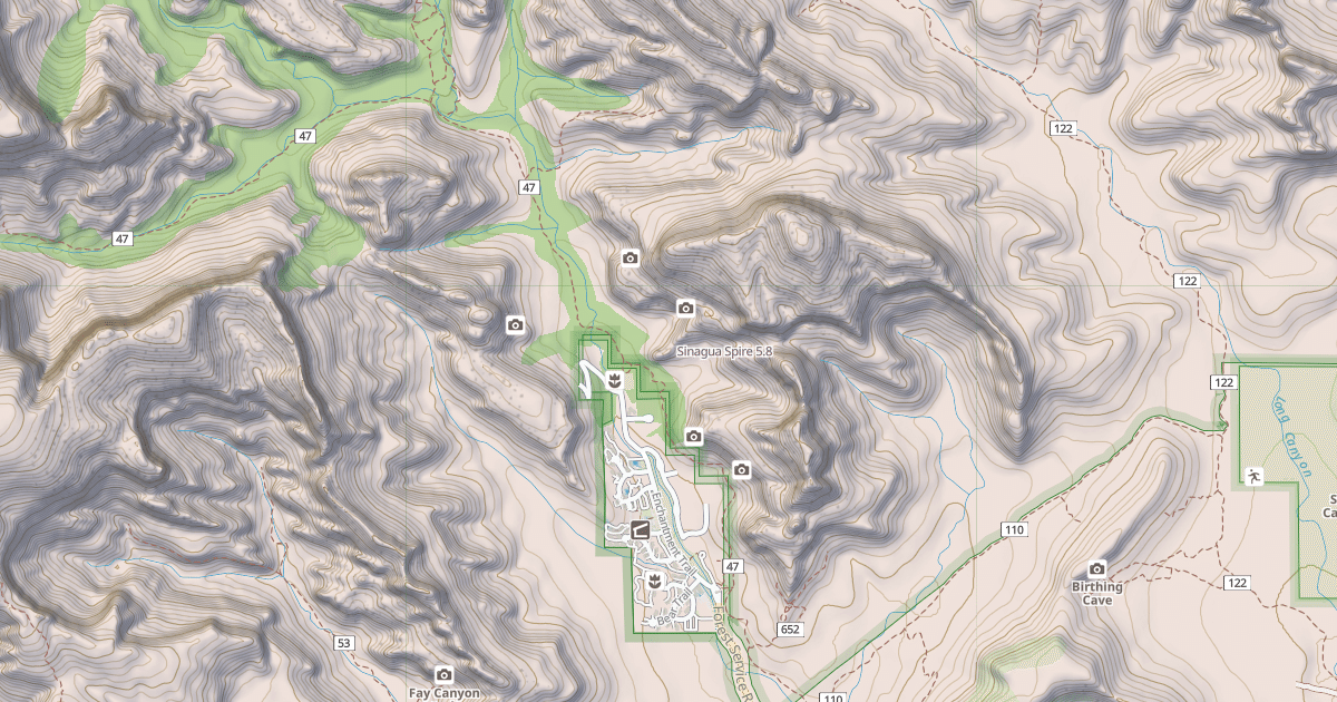 Map preview of Sinagua Spire