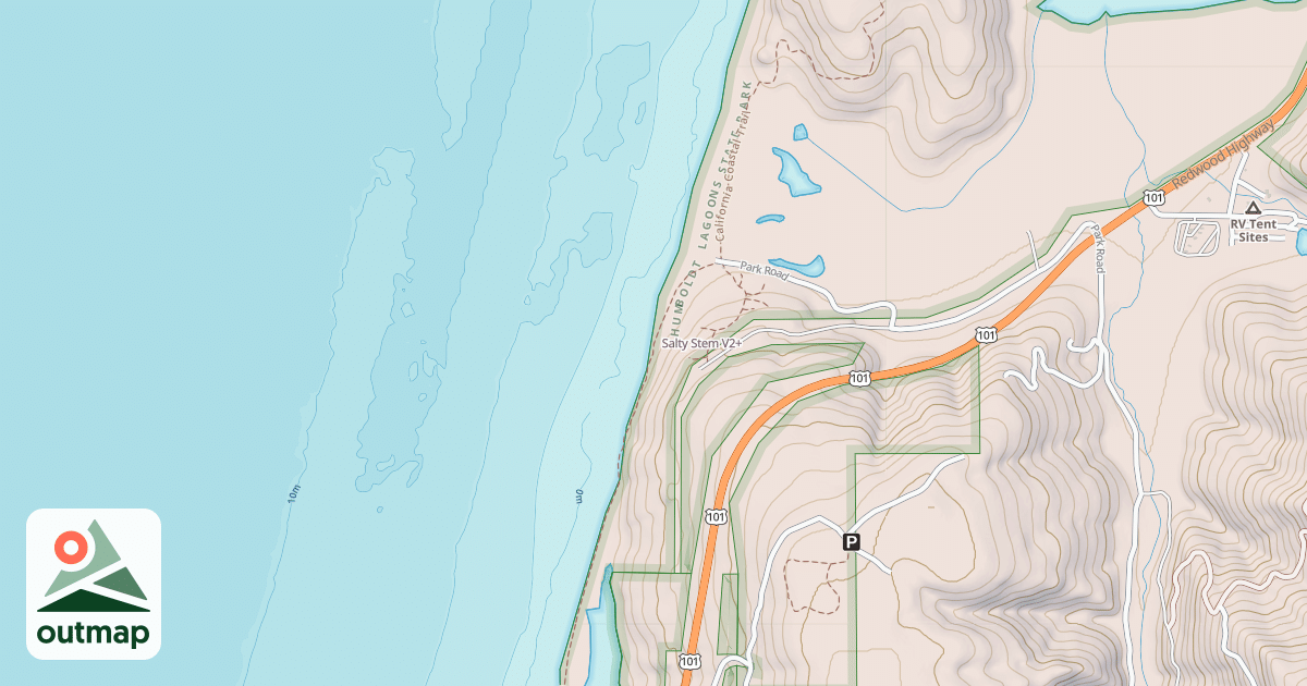Map of Salty Stem