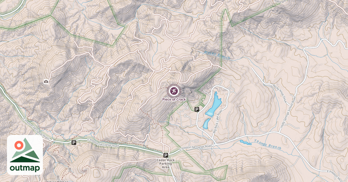 Map of Piece of Crack