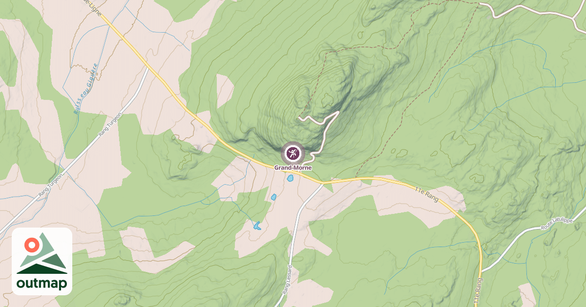 Map of Grand-Morne