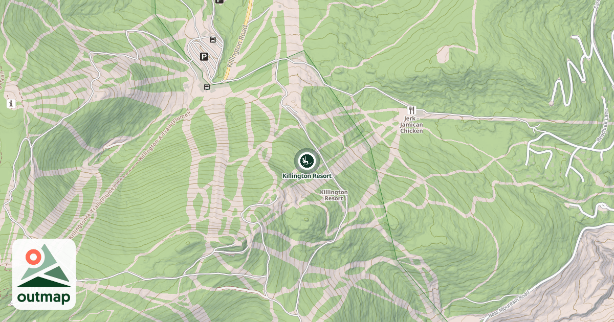 Map of Killington Resort