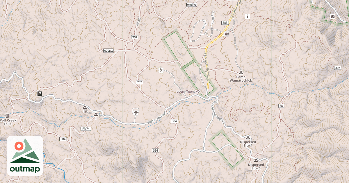 Map of Loony Toons