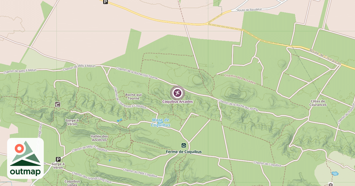 Map of Coquibus Arcades