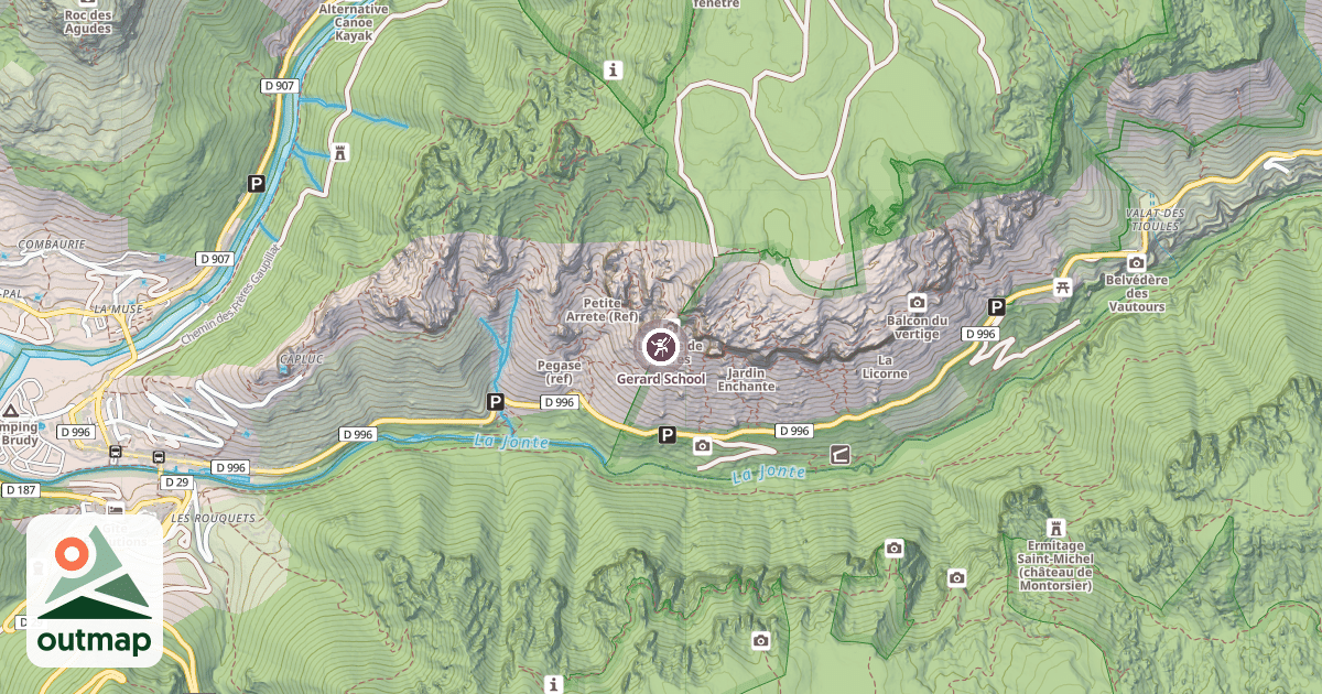 Map of Gerard School