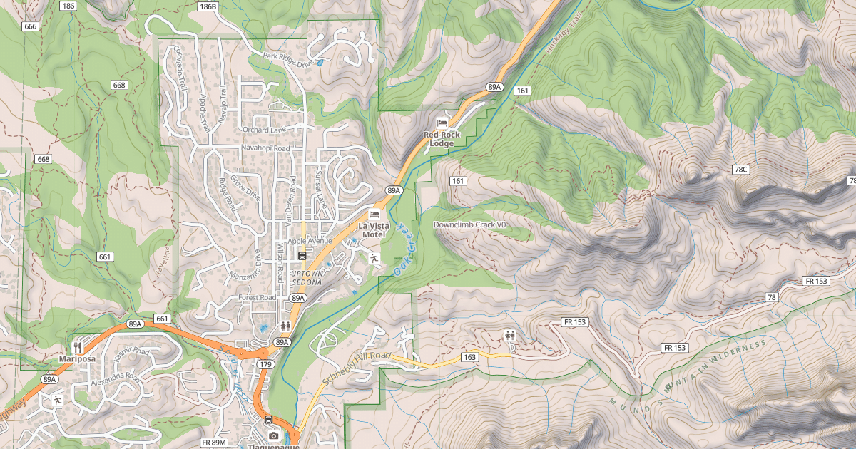 Map preview of Downclimb Crack