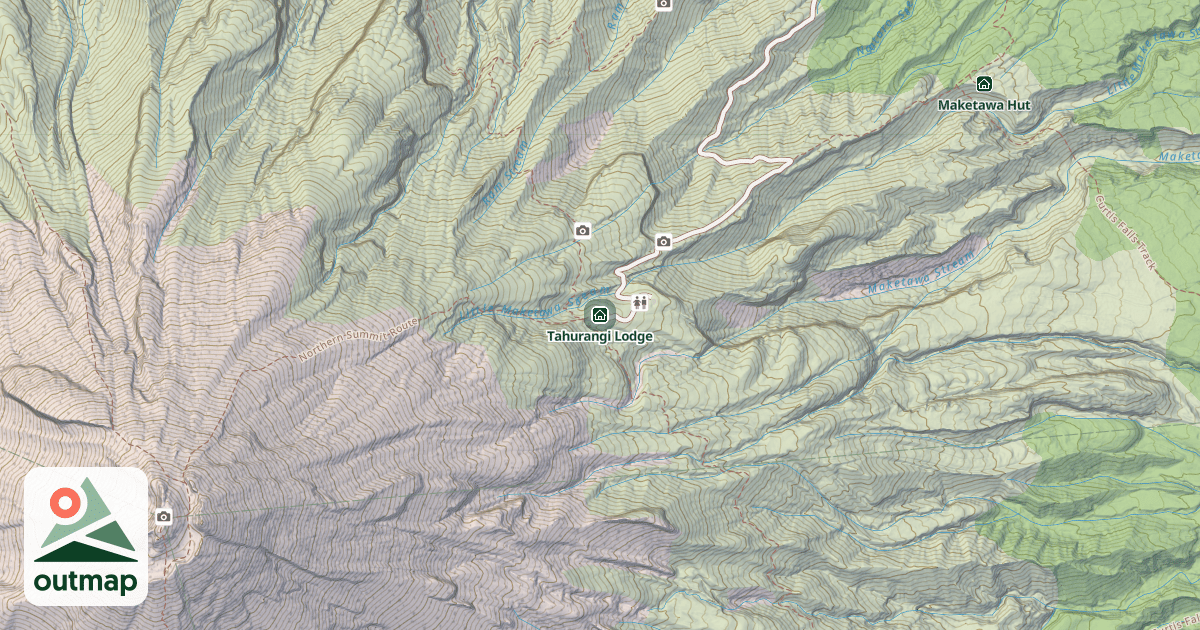 Map of Tahurangi Lodge