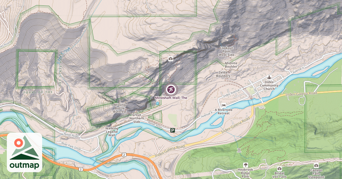 Map of Mineshaft Wall, The