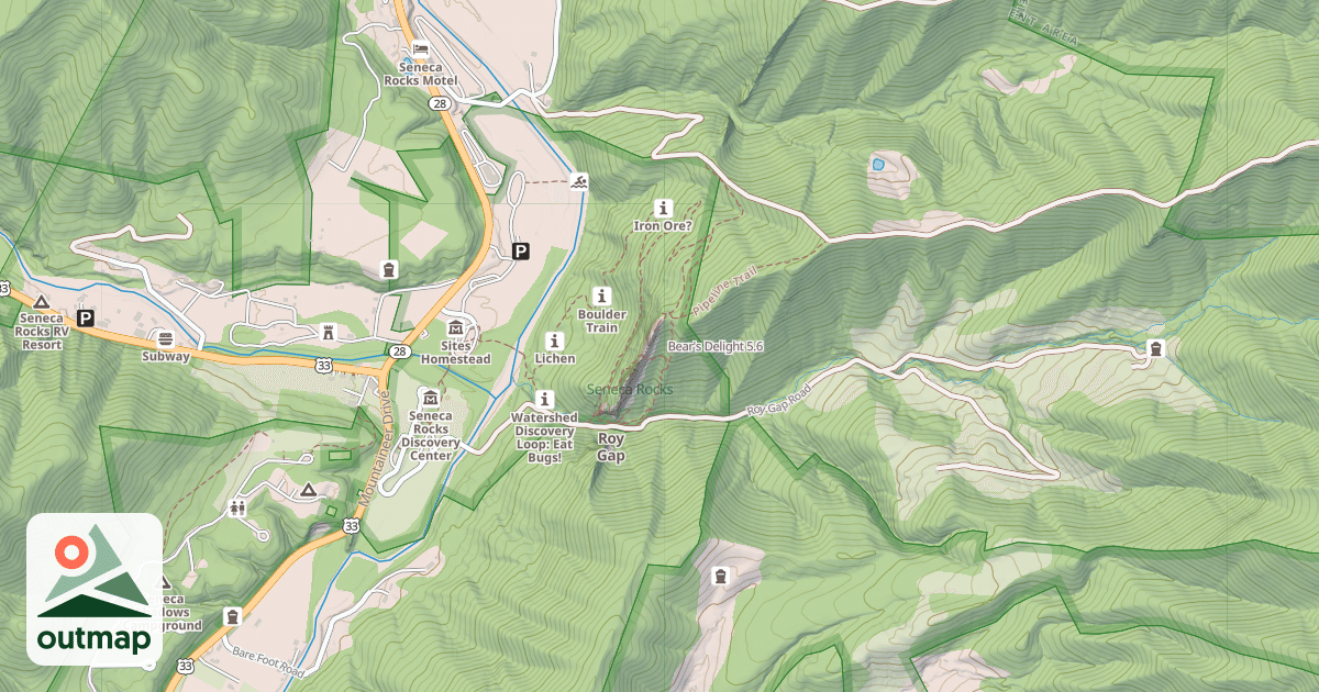 Map of Bear's Delight