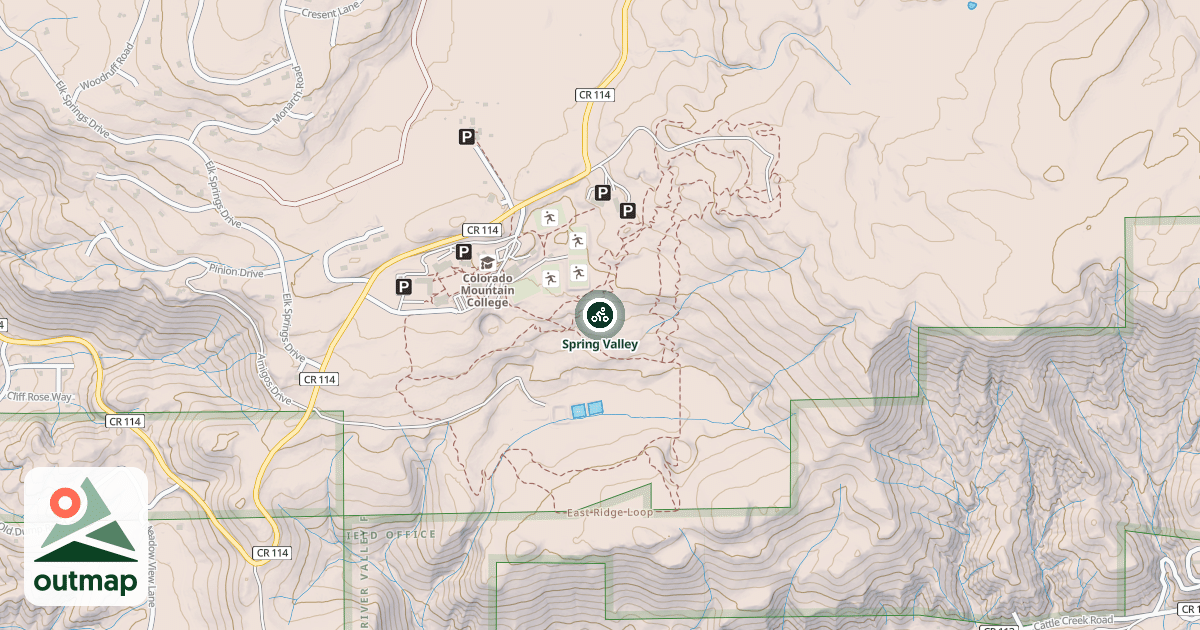 Map of Spring Valley