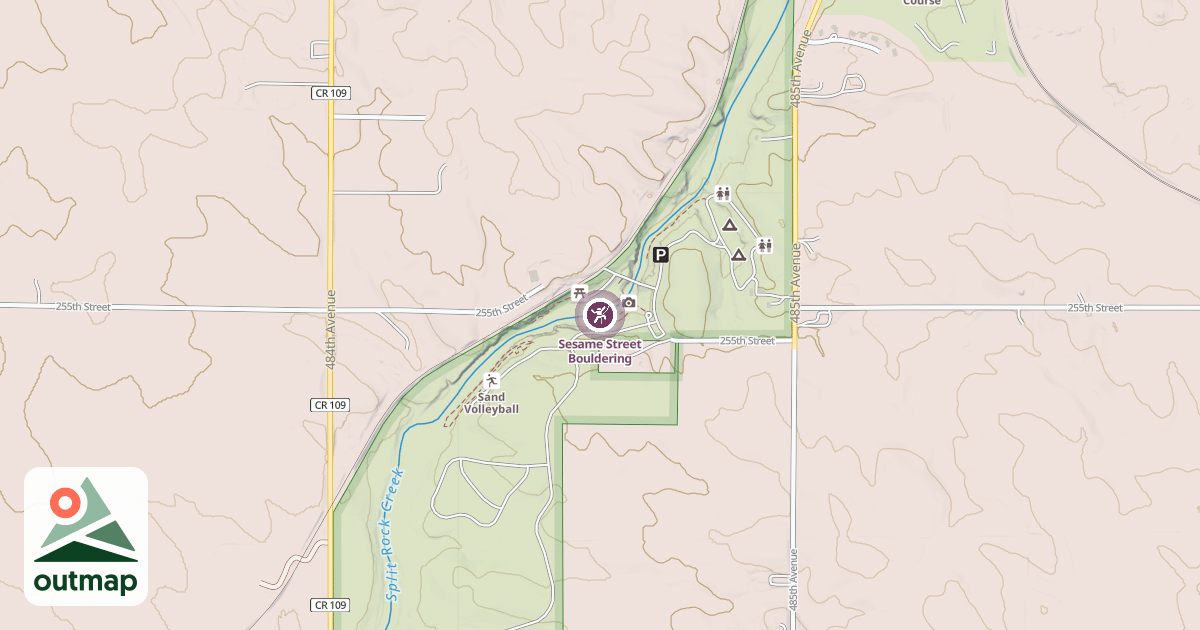 Map of Sesame Street Bouldering