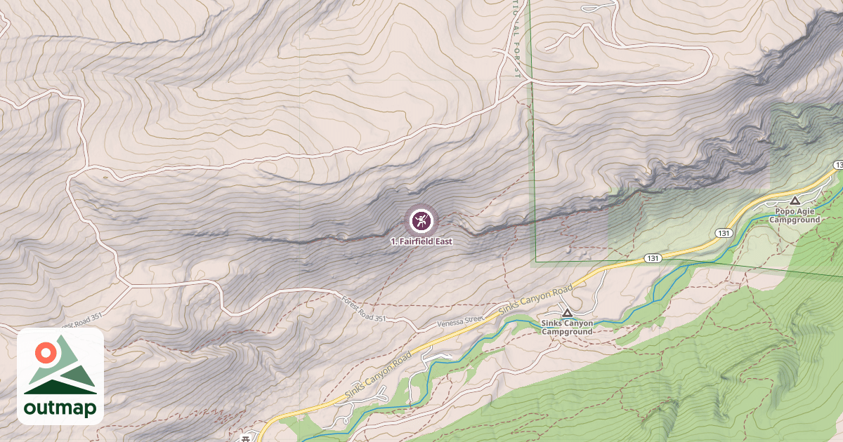 Map of 1. Fairfield East