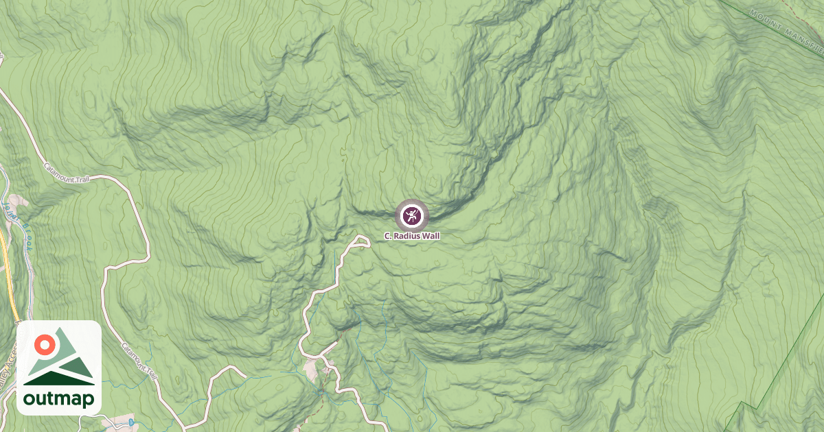 Map of C. Radius Wall
