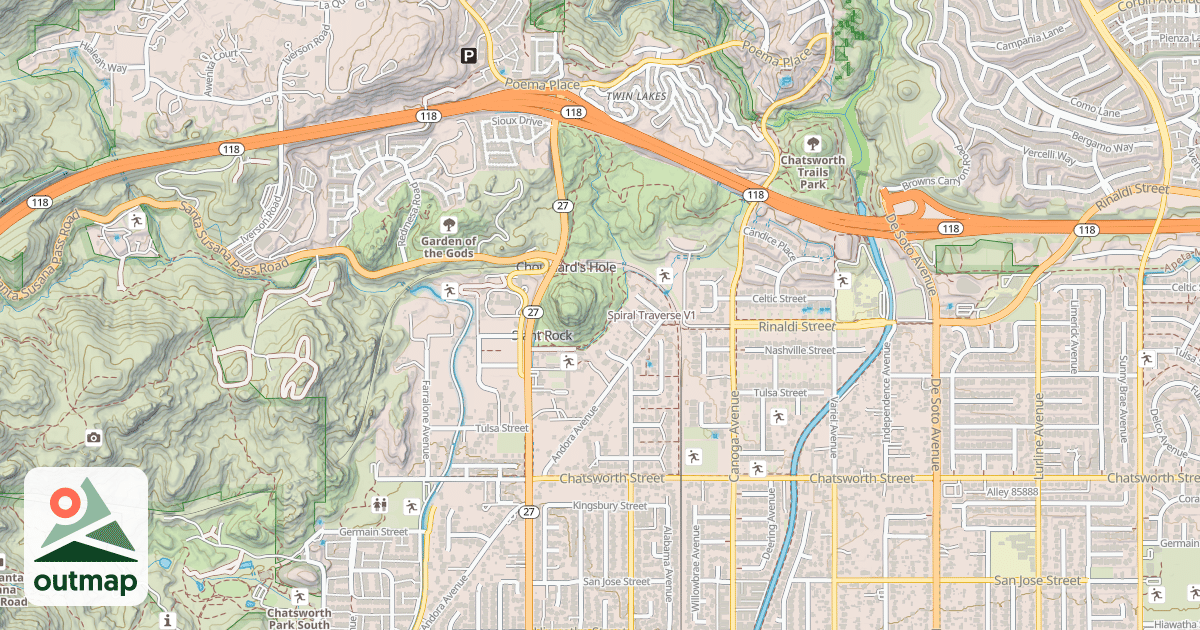 Map of Spiral Traverse