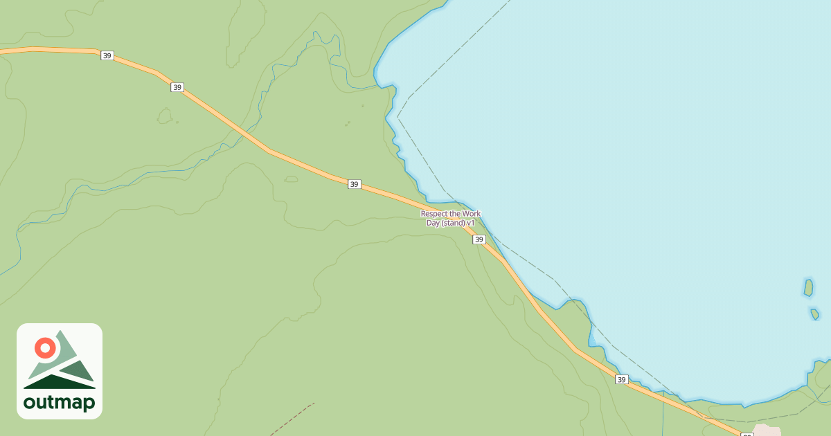 Map of Respect the Work Day (stand)