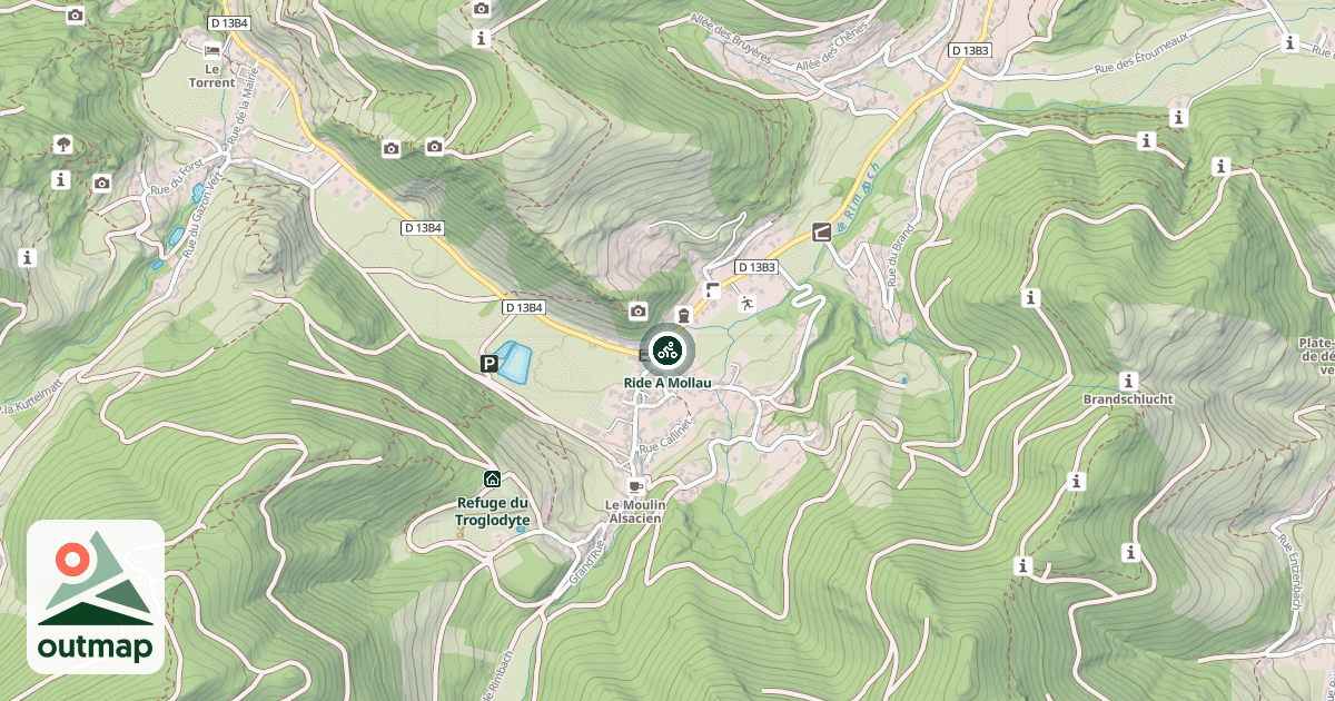 Map of Ride A Mollau