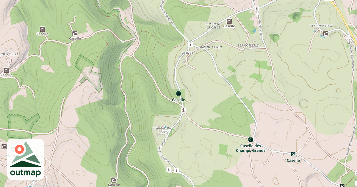 Map of Caselle