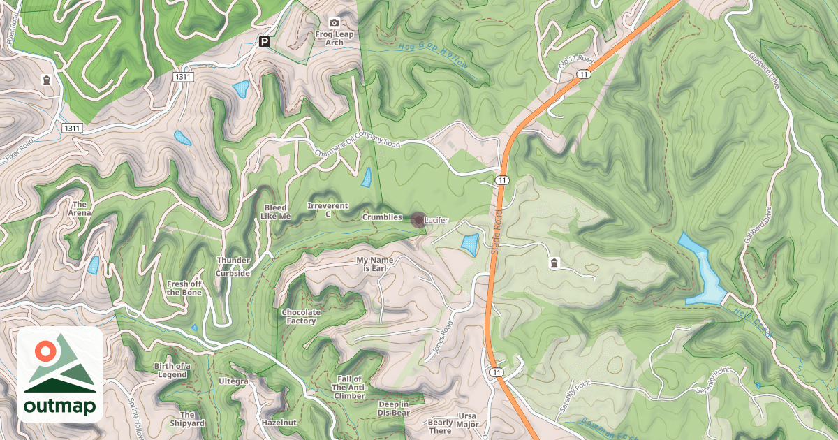 Map of Lucifer