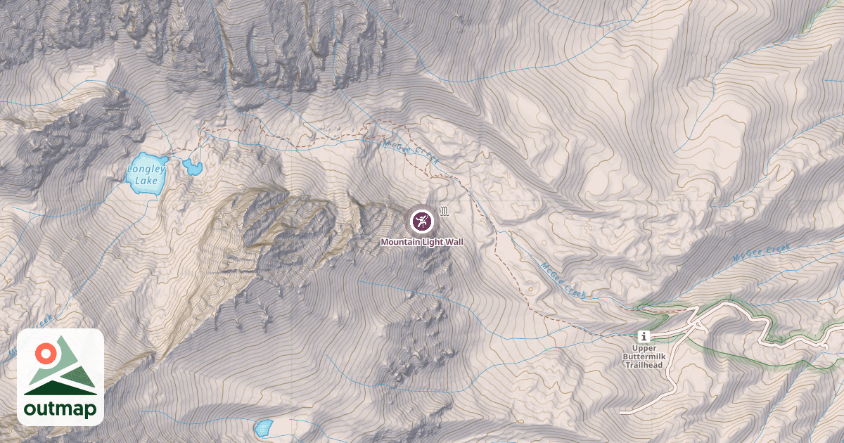 Map of Mountain Light Wall