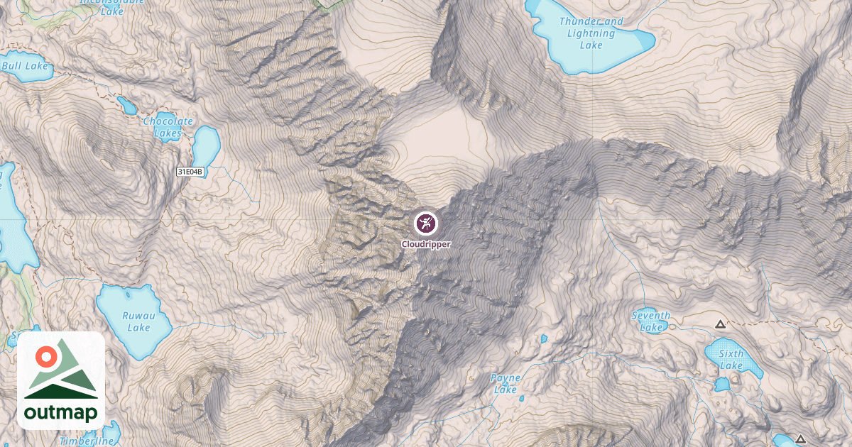 Map of Cloudripper
