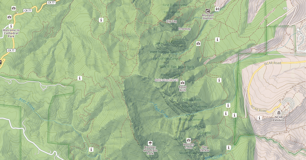 Map preview of Bella's Corridor