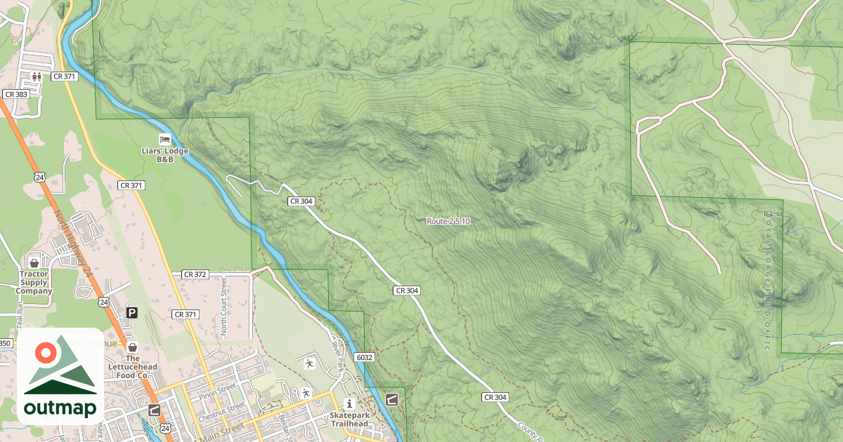 Map of Route 2