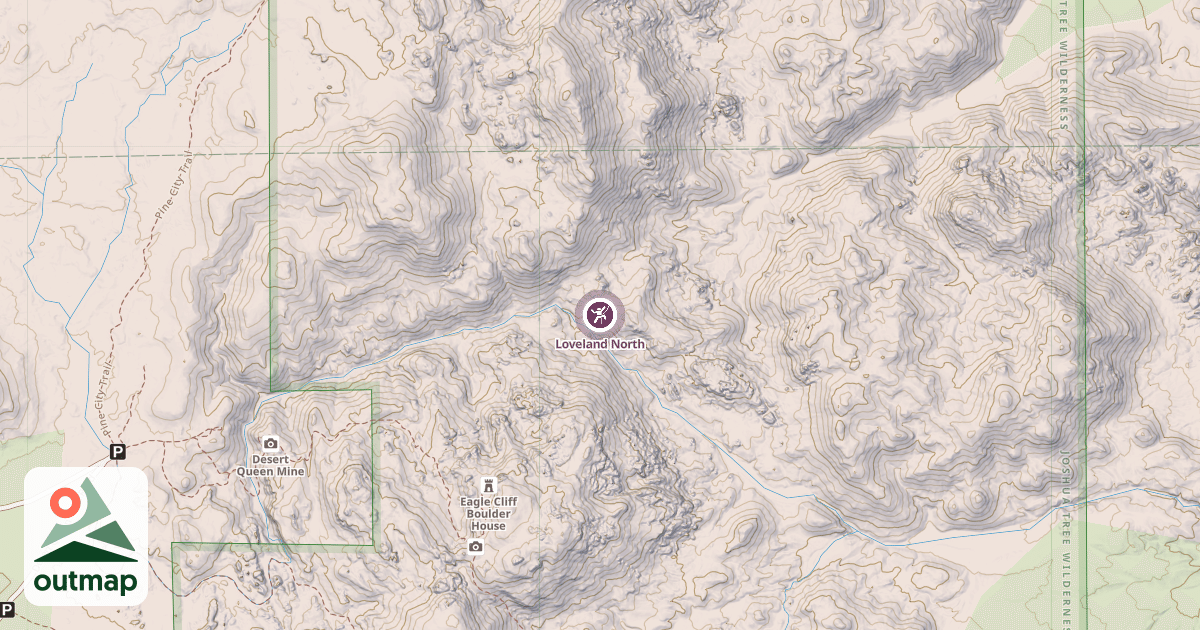 Map of Loveland North