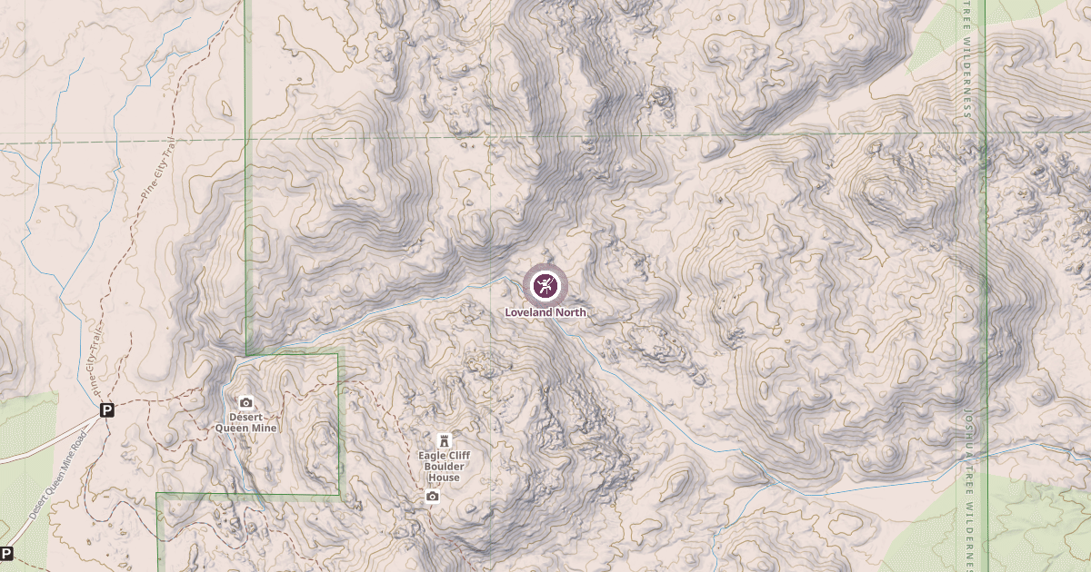 Map preview of Loveland North