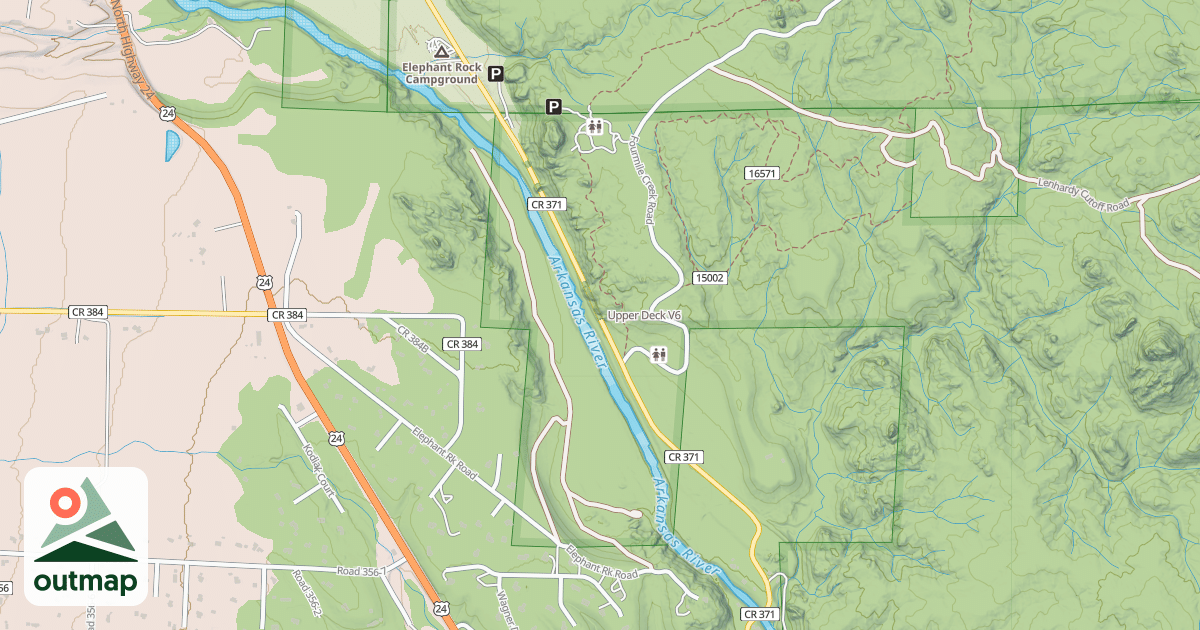 Map of Upper Deck