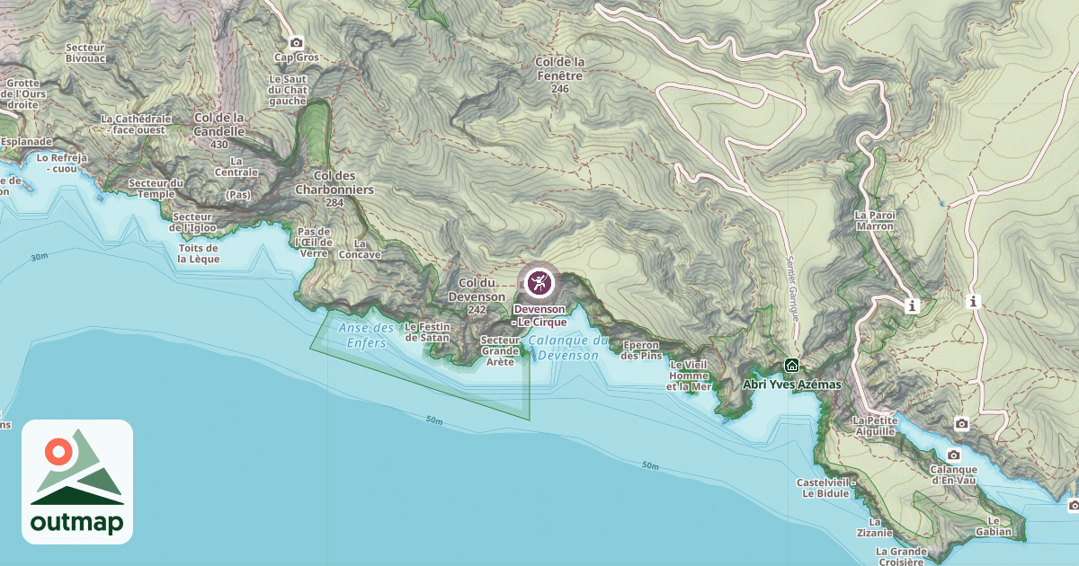 Map of Devenson - Le Cirque