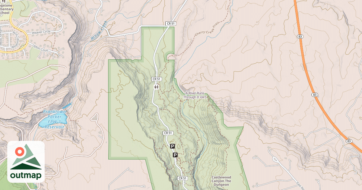Map of A River Runs Through It