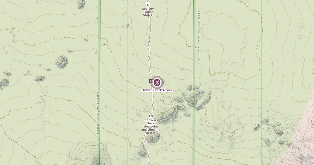 Map preview of Hidden Crack Alcove