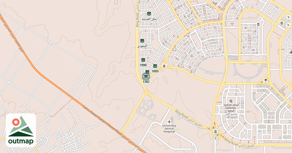 Map of 1382