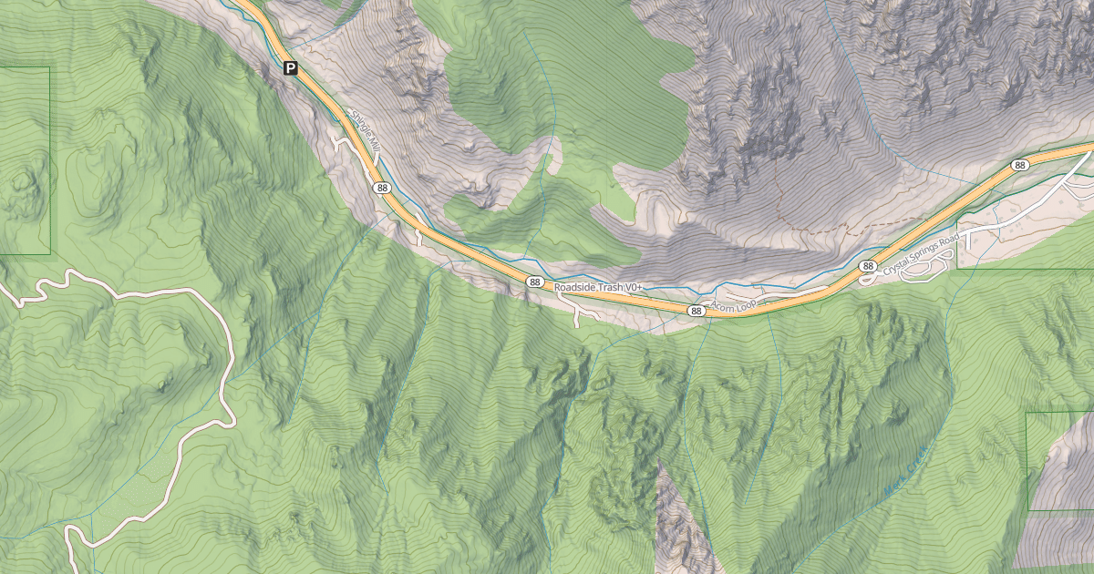 Map preview of Roadside Trash
