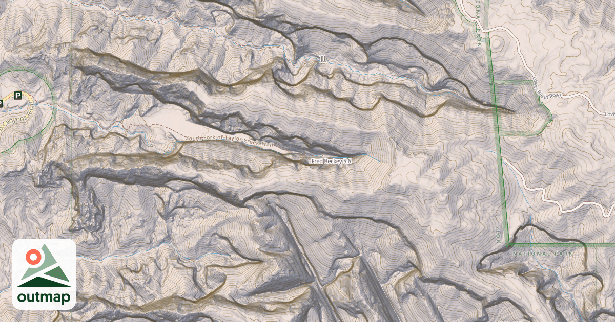 Map of Fred Beckey