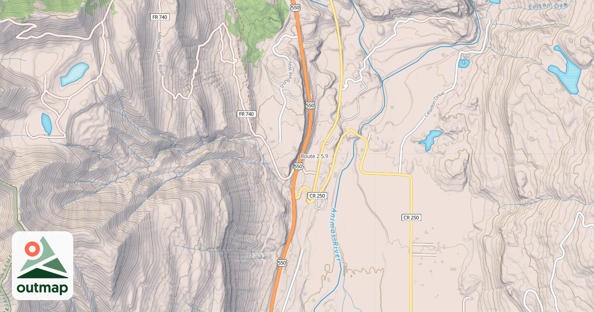 Map of Route 2