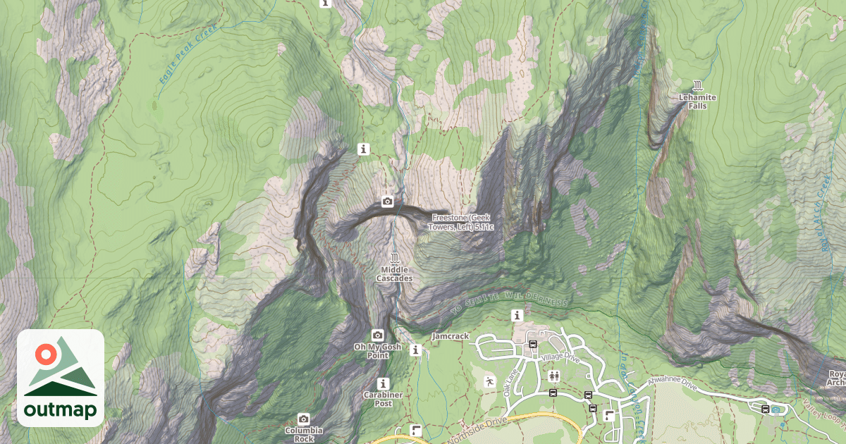 Map of Freestone (Geek Towers, Left)