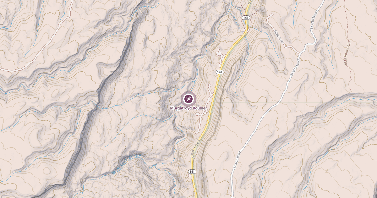 Map preview of Murgatroyd Boulder