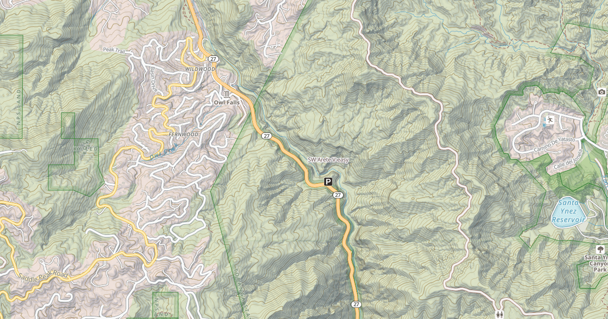 Map preview of SW Arete