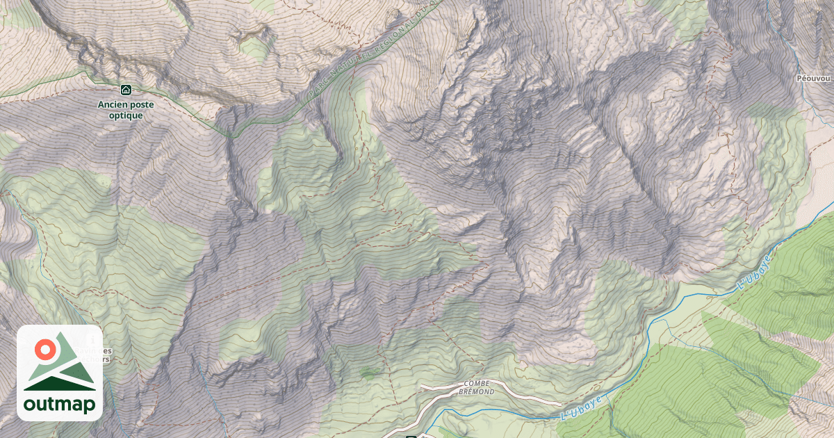 Map of Cabane de Tronchet