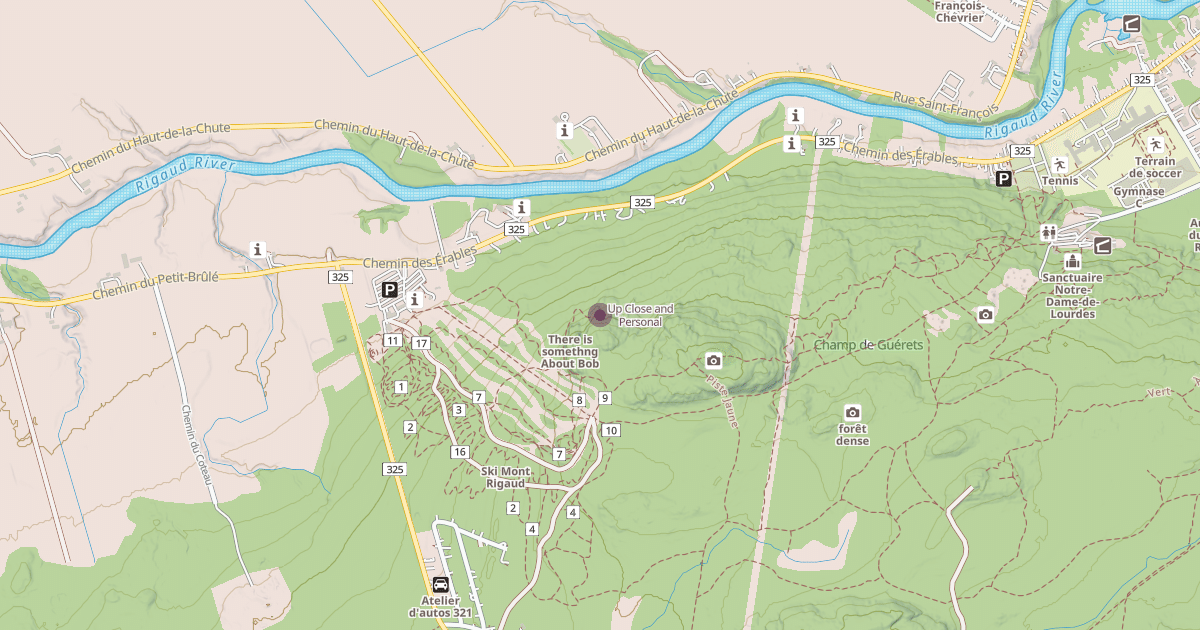 Map preview of Up Close and Personal