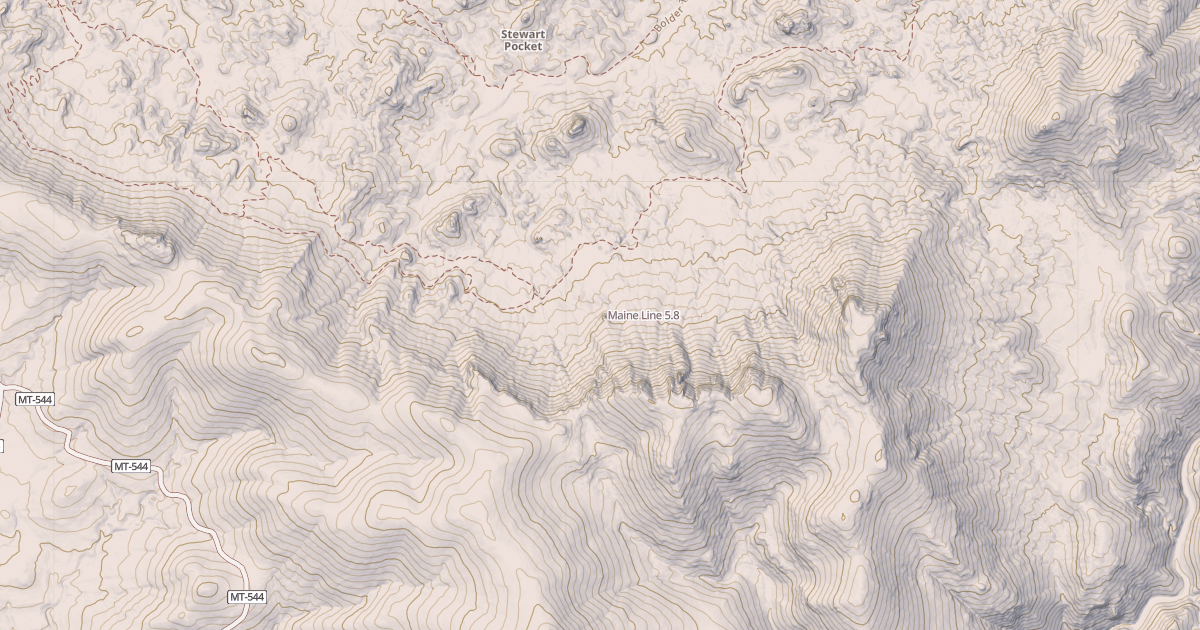 Map preview of Maine Line