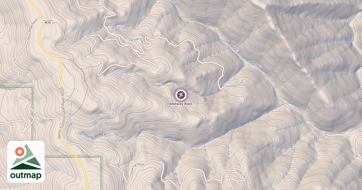 Map of Midway Rock
