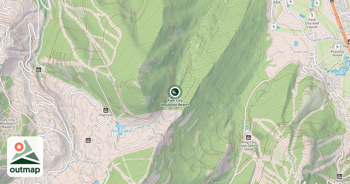 Map of Park City Mountain Resort
