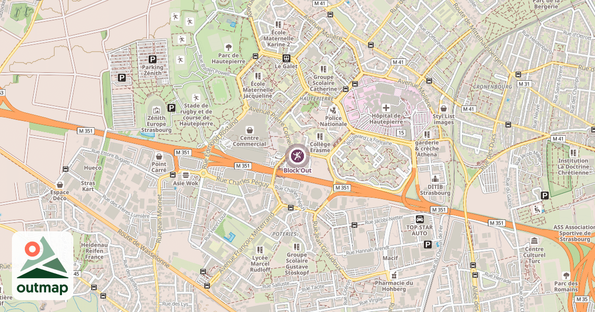 Map of Block'Out