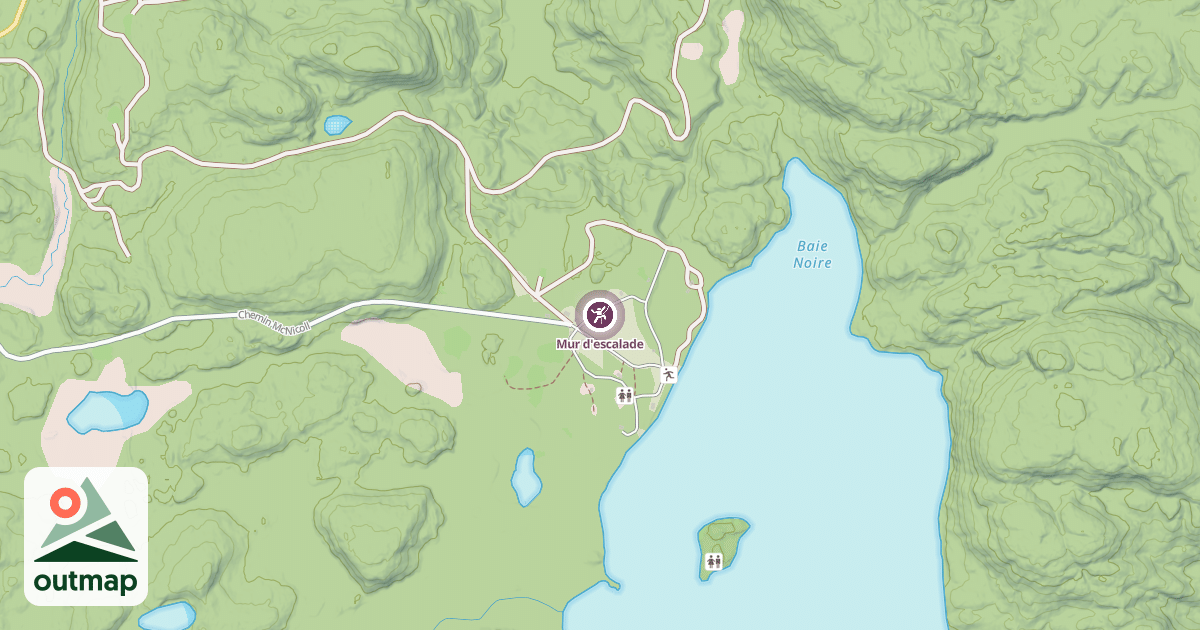 Map of Mur d'escalade
