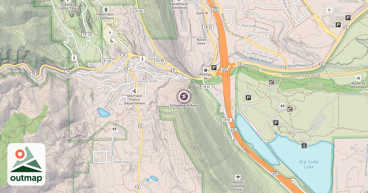 Map of Schoolyard Area
