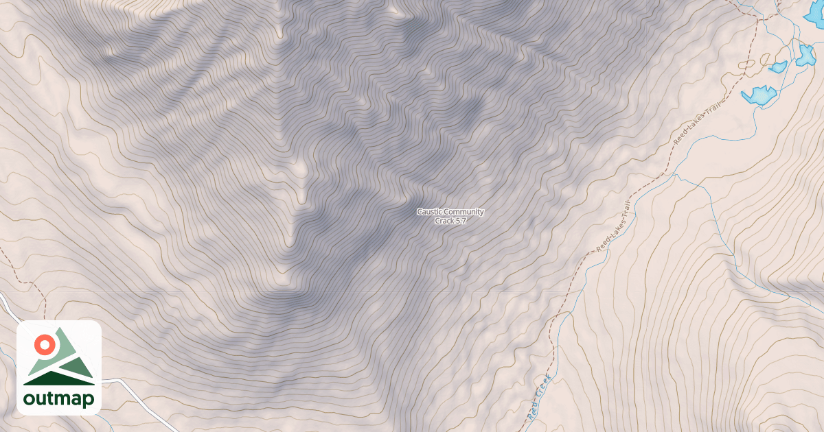 Map of Caustic Community Crack