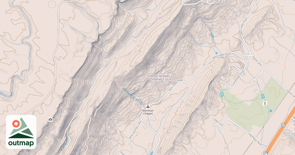 Map of Annie Sprinkles Christmas