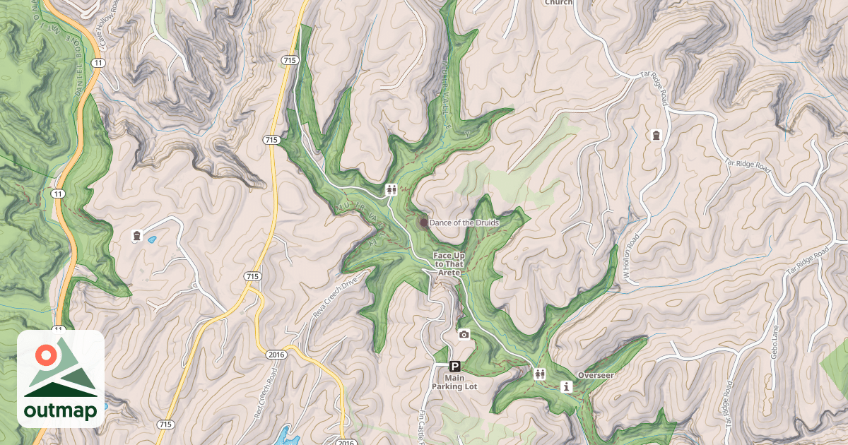Map of Dance of the Druids