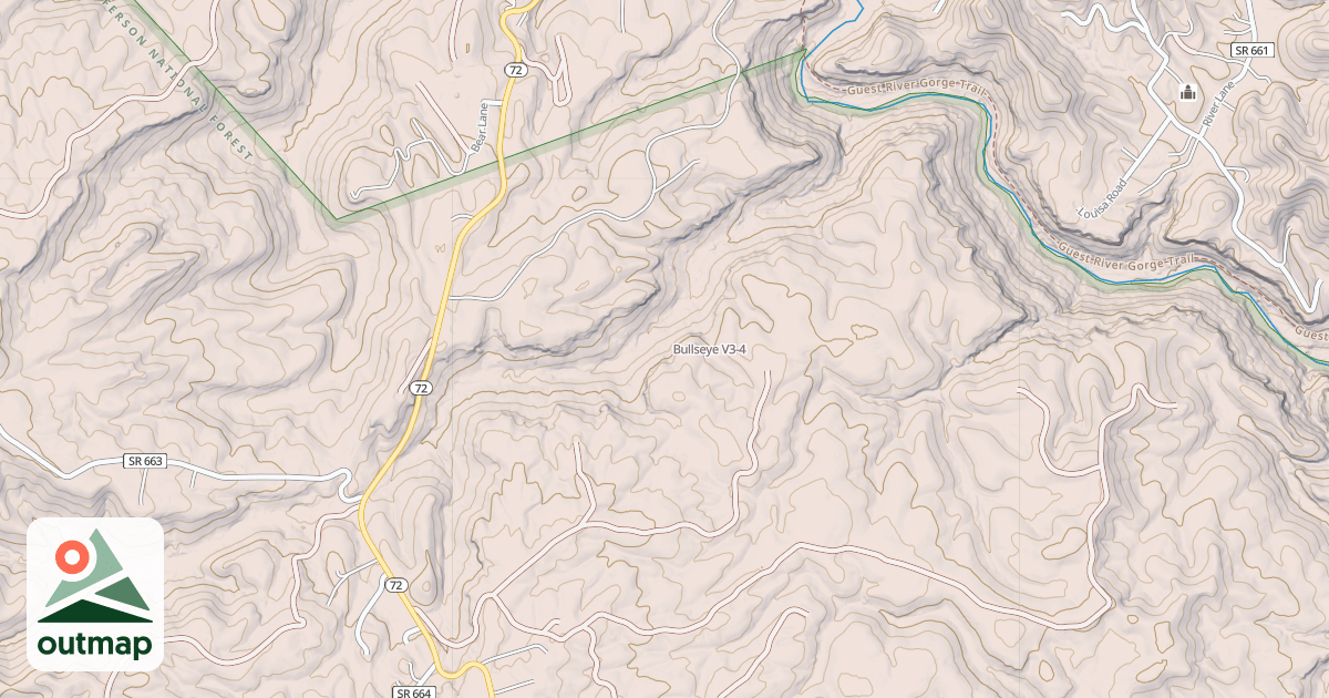 Map of Bullseye